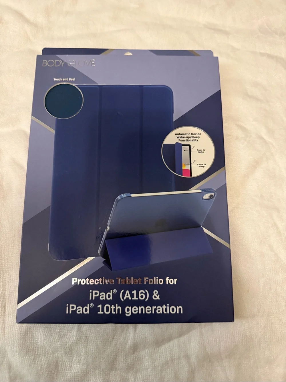 Body Glove Navy Blue Tablet Folio Case for iPad 10th Gen